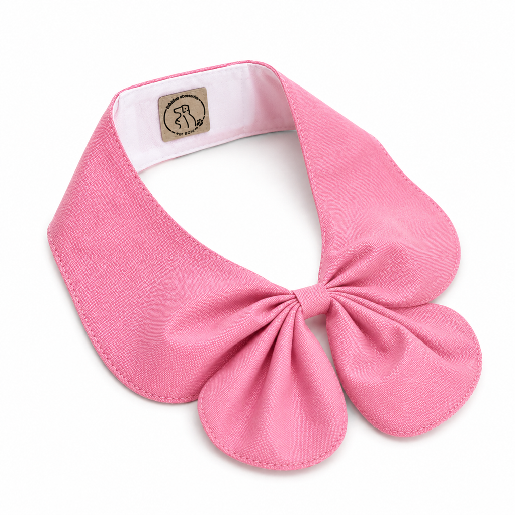 Pink Bow Tie Collar