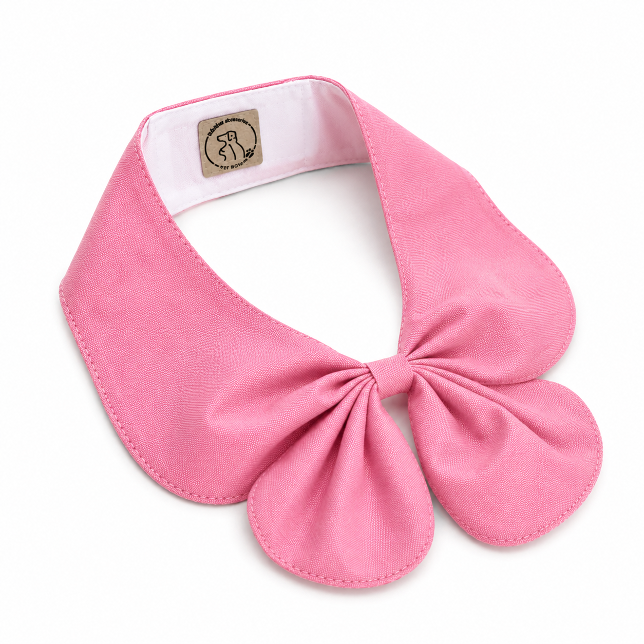 Pink Bow Tie Collar