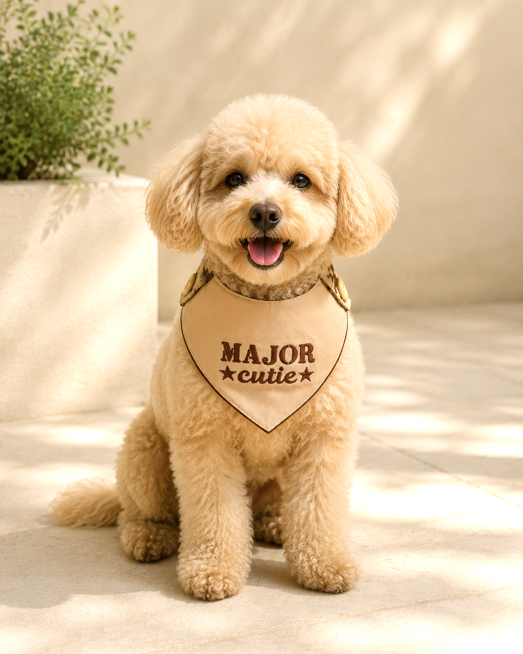 Major Cutie Army Bandana Collar