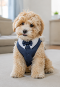 Deep Noir Tuxedo Vest & Bow Tie