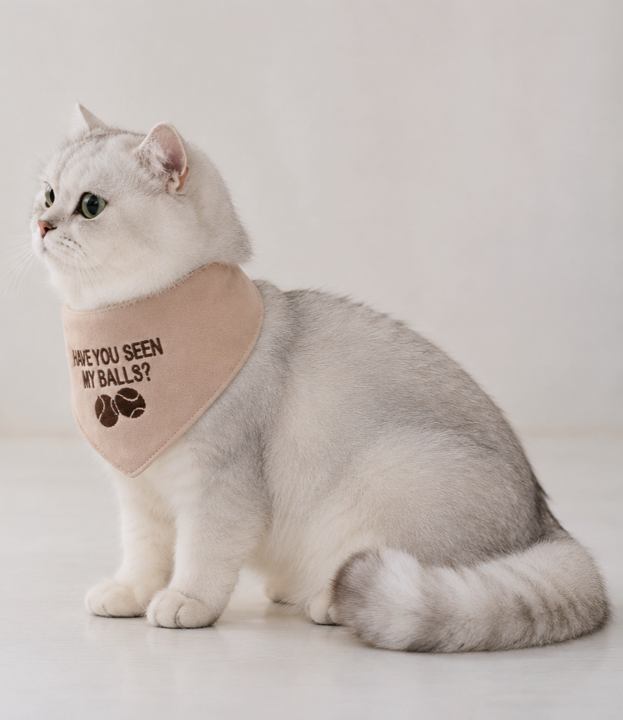 "Have You Seen My Balls?" Pet Bandana