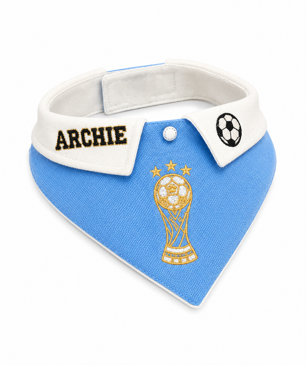 Football Trophy Bandana Collar