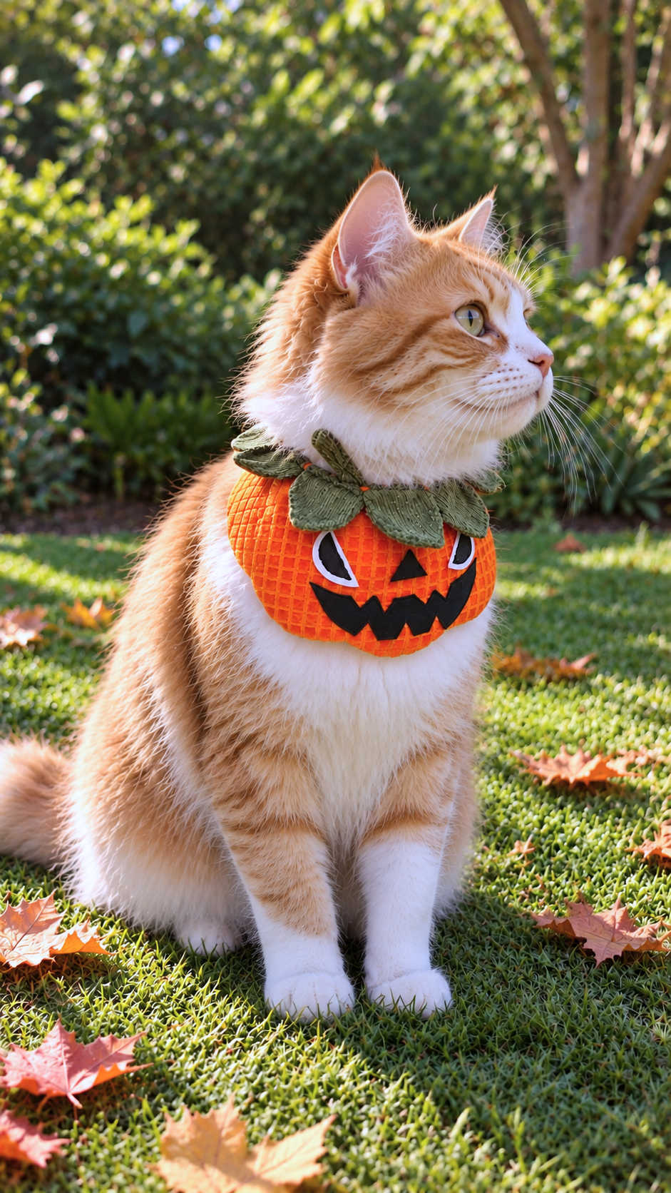 Pumpkin Halloween Collar