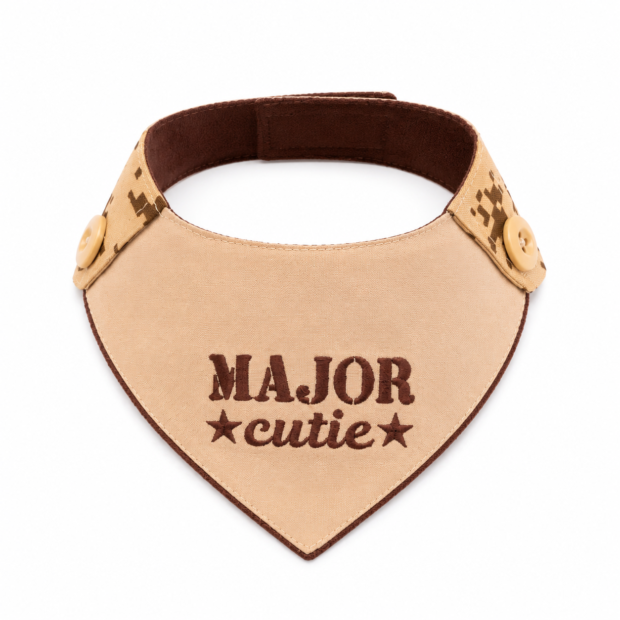 Major Cutie Army Bandana Collar
